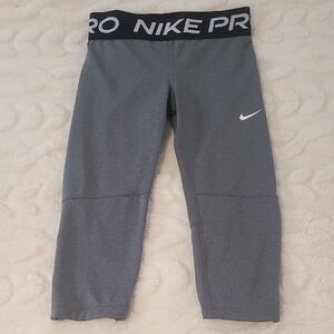 Nike Kids Gray Athletic Bottoms